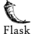 flask logo monochrome