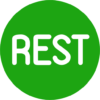 rest api logo green png
