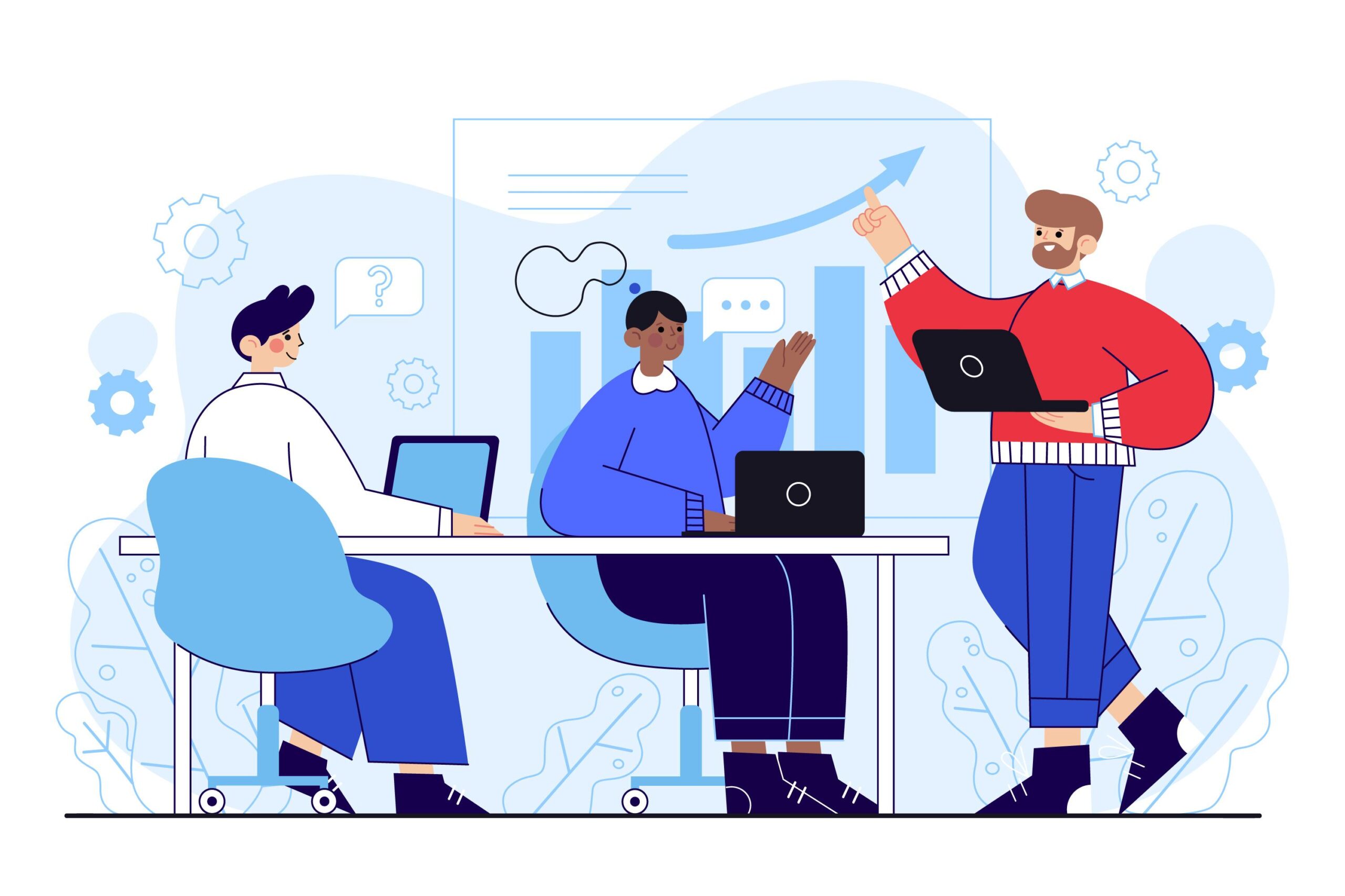 Team discuss how to hire Django developers