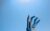 robotic hand on a blue background