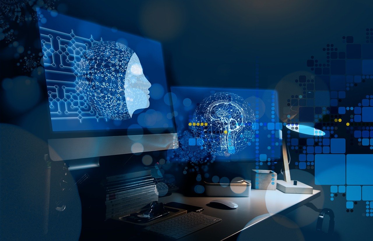 ai computer on the desk