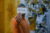 man with a paper Python written on