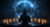 man looking at the cyber planet