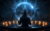 man looking at the cyber planet